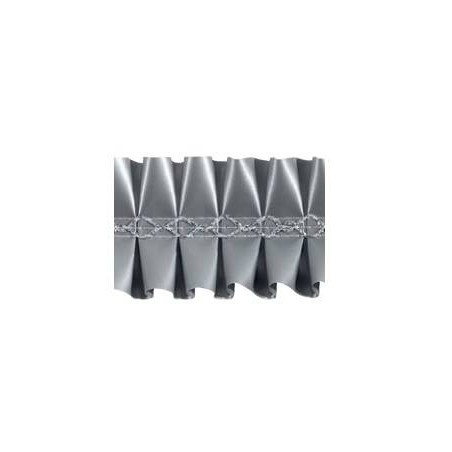 NASTRO GIROTORTA PVC ARGENTO FLOREAL 15mt