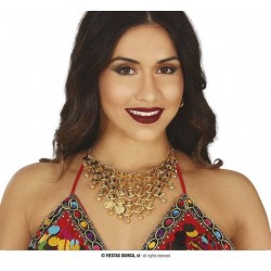 COLLANA CON MEDAGLIE ORO