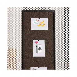 BACHECA LAVAGNA SUGHERO NERO 30x60cm