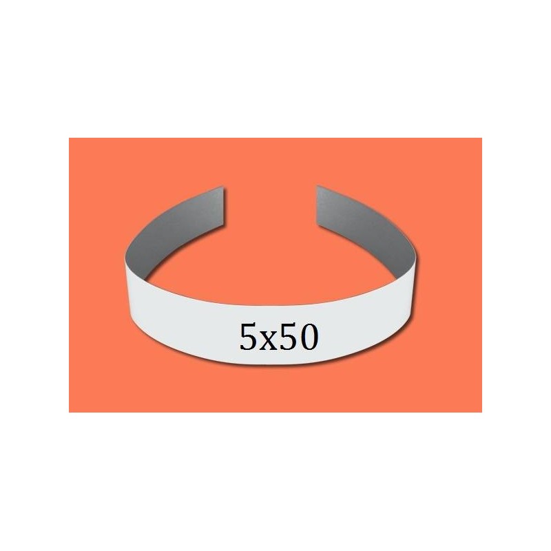 STRISCE CARTONE BI/PATINATE BIANCHE 5x50cm 10kg