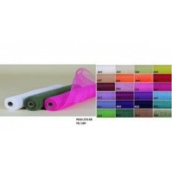 BOBINA RETE PER FIORI DECOFLOWERS cm55x9,1mt COL.3 BIANCO