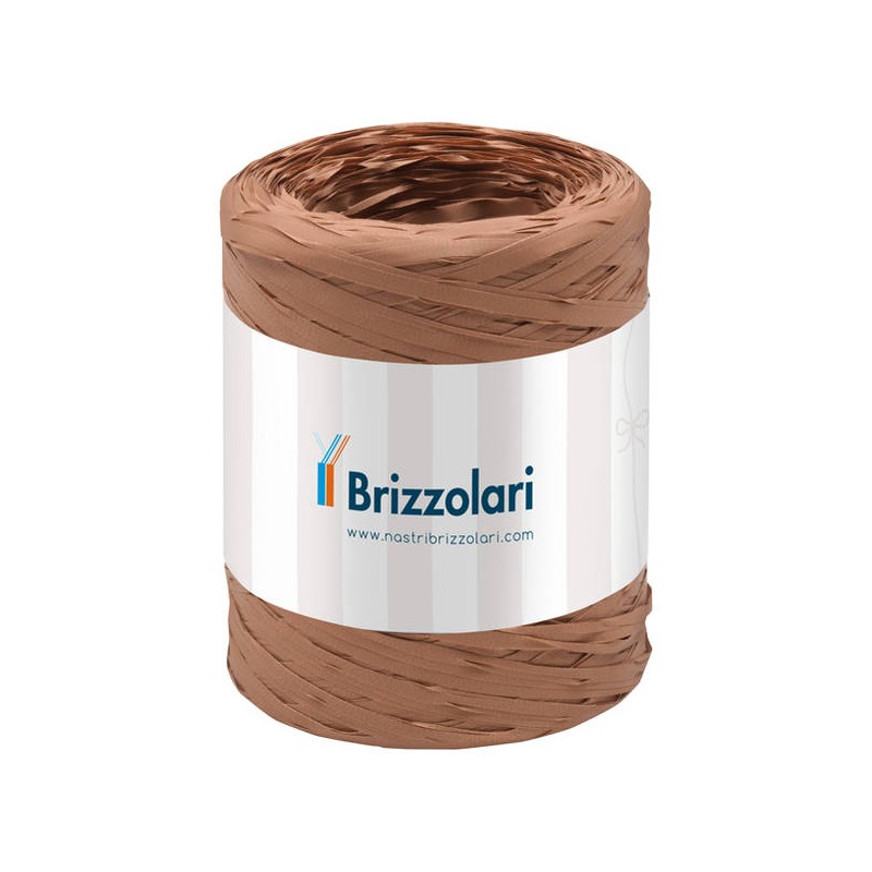 RAPHIA SINT. ROCCHETTO 200mt 32-MARRONE CHIARO