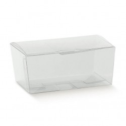 SCATOLA BALLOTIN PVC TRASPARENTE 12,5x8x6,5cm 10pz
