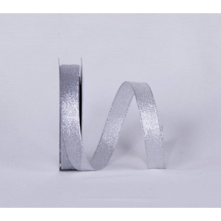 NASTRO RASETTO O/A mm10x25mt COL.101 ARGENTO