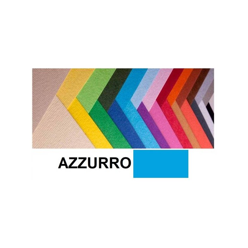 CARTONCINO BRISTOL 70x100cm 200gr AZZURRO FABRIANO