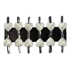 MOLLETTE C/CUORE BRILLANTE 12pz