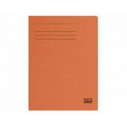 CARTELLINA MANILLA 3 LEMBI 200gr 5pz ARANCIONE SCATTO