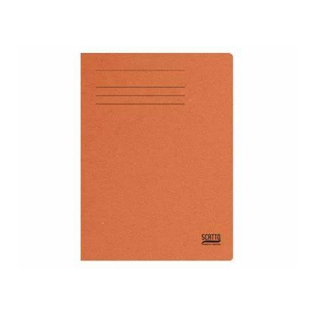 CARTELLINA MANILLA 3 LEMBI 200gr 5pz ARANCIONE SCATTO