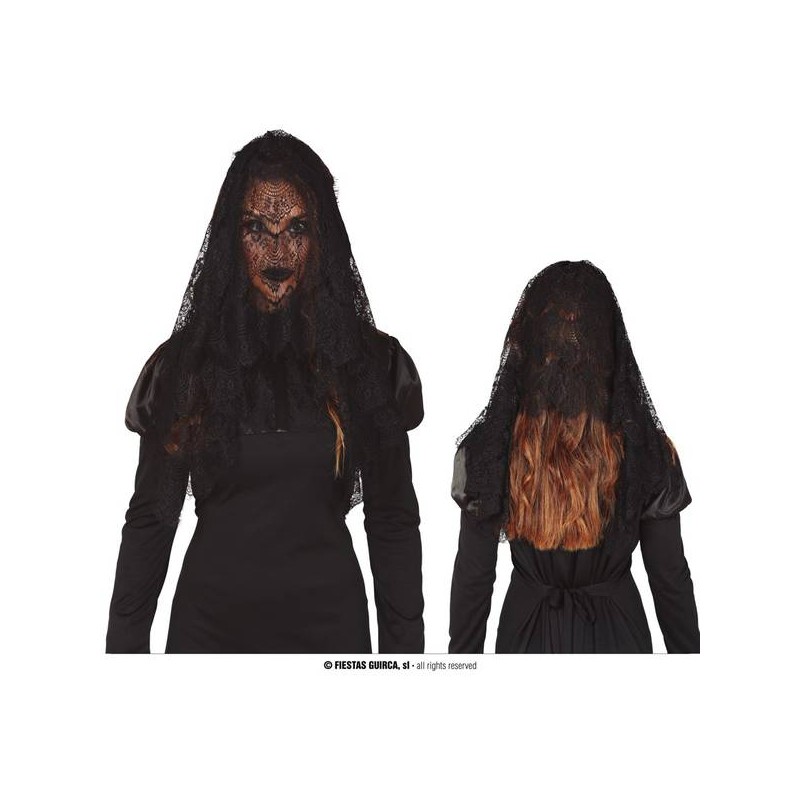 MANTIGLIA SCIALLE IN PIZZO NERO