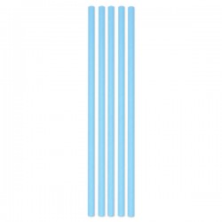 CANNUCCE ECOLOR IN CARTA ø0,5x20cm CELESTE 50pz