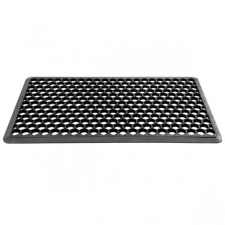 ZERBINO NIDO D'APE NERO 40x70cm