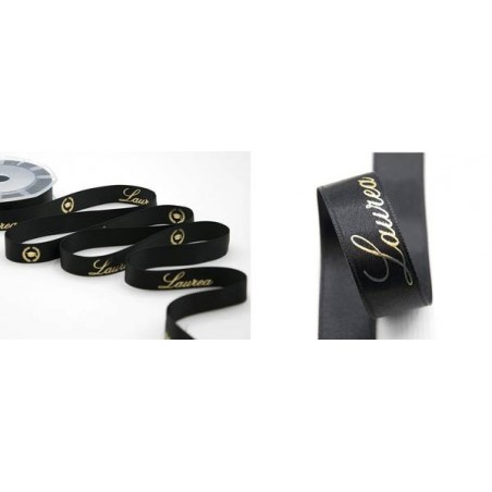 NASTRO DOPPIO RASO mm16x10mt COL.18L33 STAMPA LAUREA