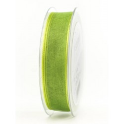 NASTRO TESSUTO CHIFFON mm40x20mt VERDE CHIARO