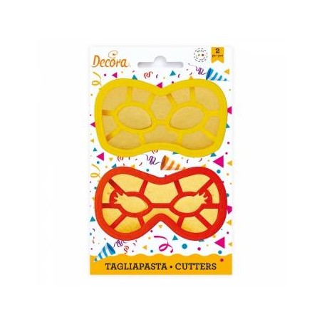 TAGLIAPASTA MASCHERE CARNIVAL 2pz