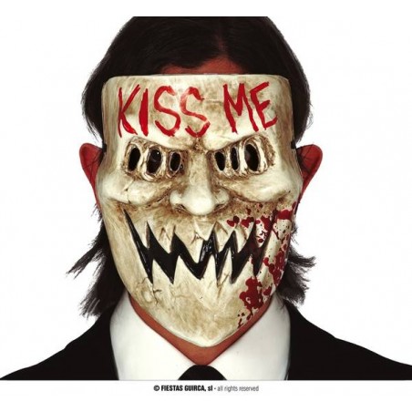 MASCHERA KISS ME HORROR PVC