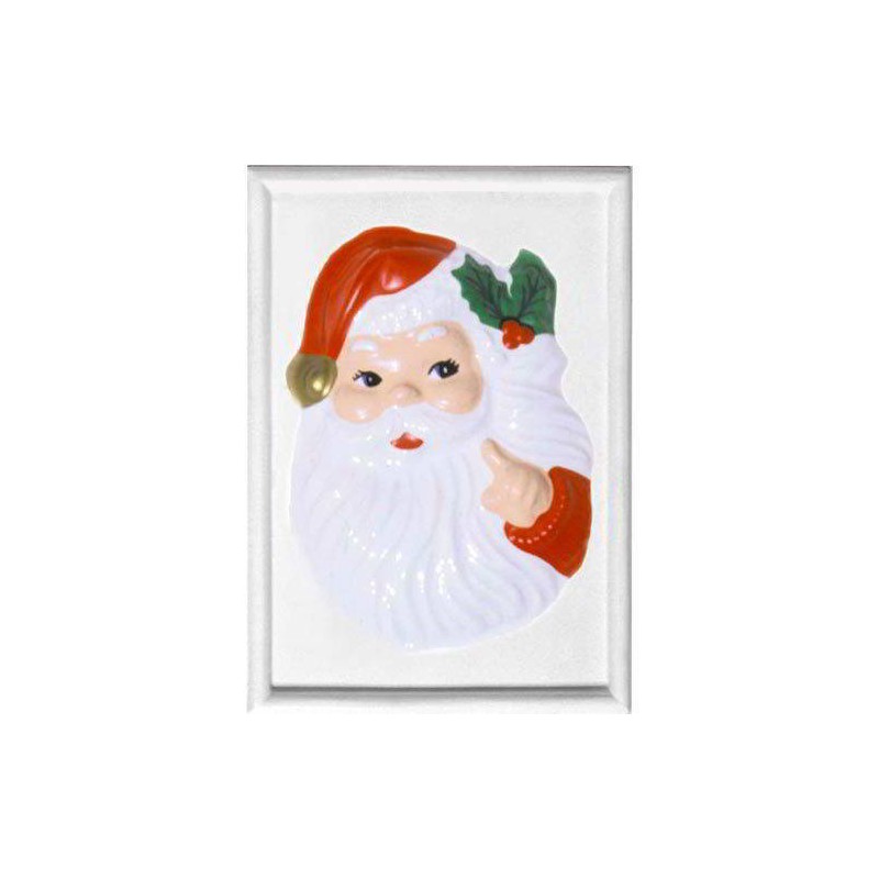 FORMA RILIEVO VISO BABBO NATALE 13x19cm CWR