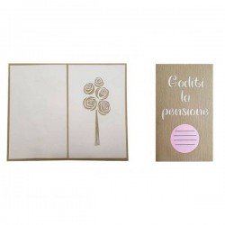 BIGLIETTO AUGURI LASER ART PENSIONE LEI 4239