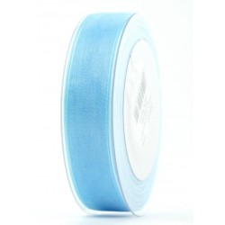 NASTRO ORGANZA mm25x50mt AZZURRO CHIARO