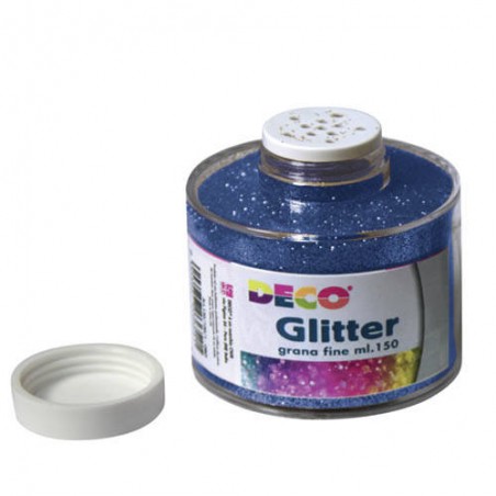 GLITTER BARATTOLO 150gr BLU CWR