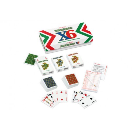 CARTE BURRACO DAL NEGRO PER SEI