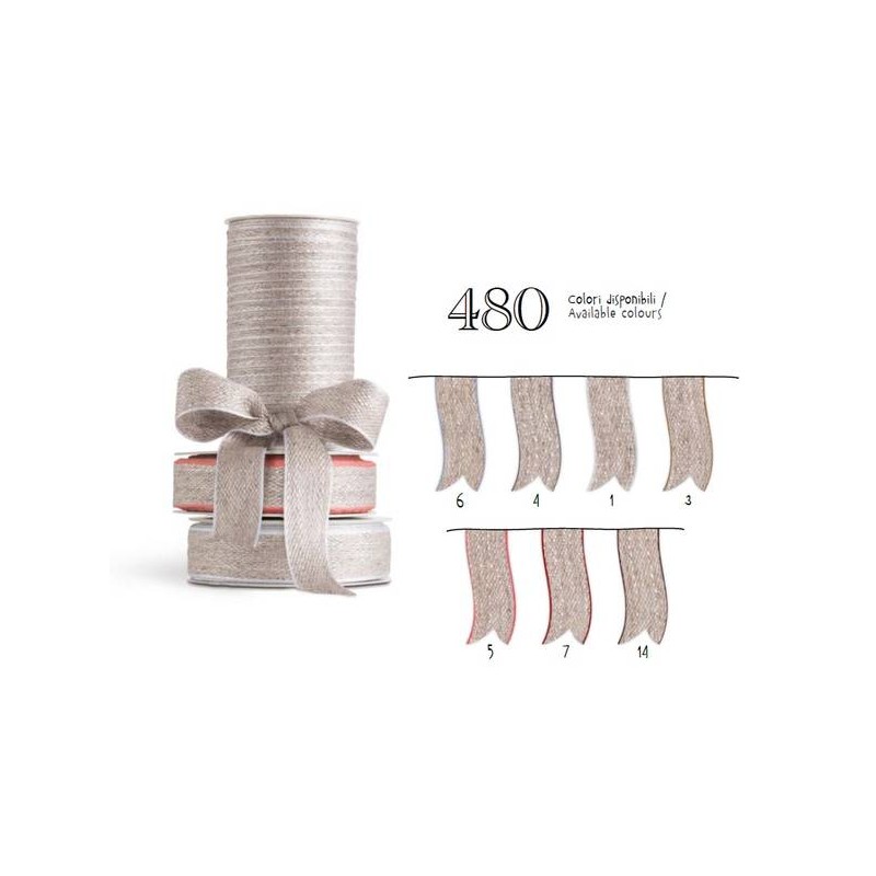 BOBINA NASTRO TESSUTO 480 mm6x50mt 01-BIANCO