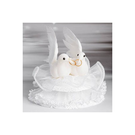 CAKE TOPPER COLOMBE C/ANELLI  ART.28387