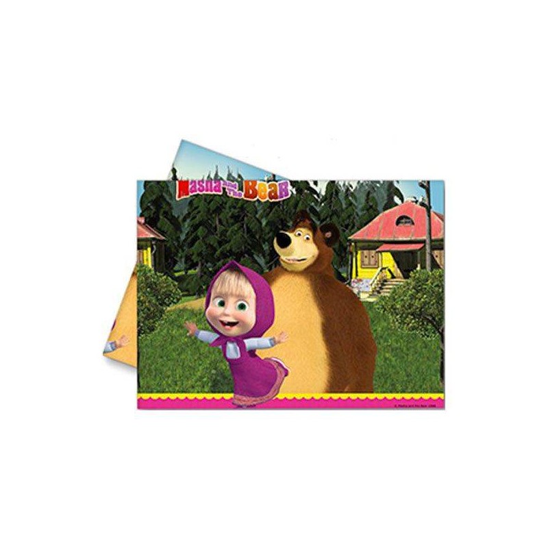 TOVAGLIA PVC 120x180cm MASHA E ORSO