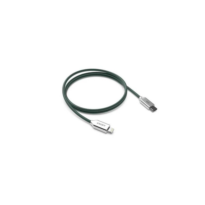 CAVO APPLE COLOR 1M 2A 20W GROOVY COSMIC VERDE SCURO