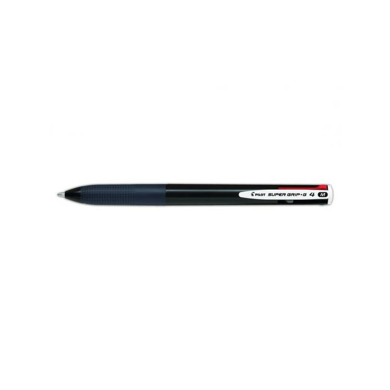PENNA PILOT SUPER GRIP G4 BLACK 4 COLORI