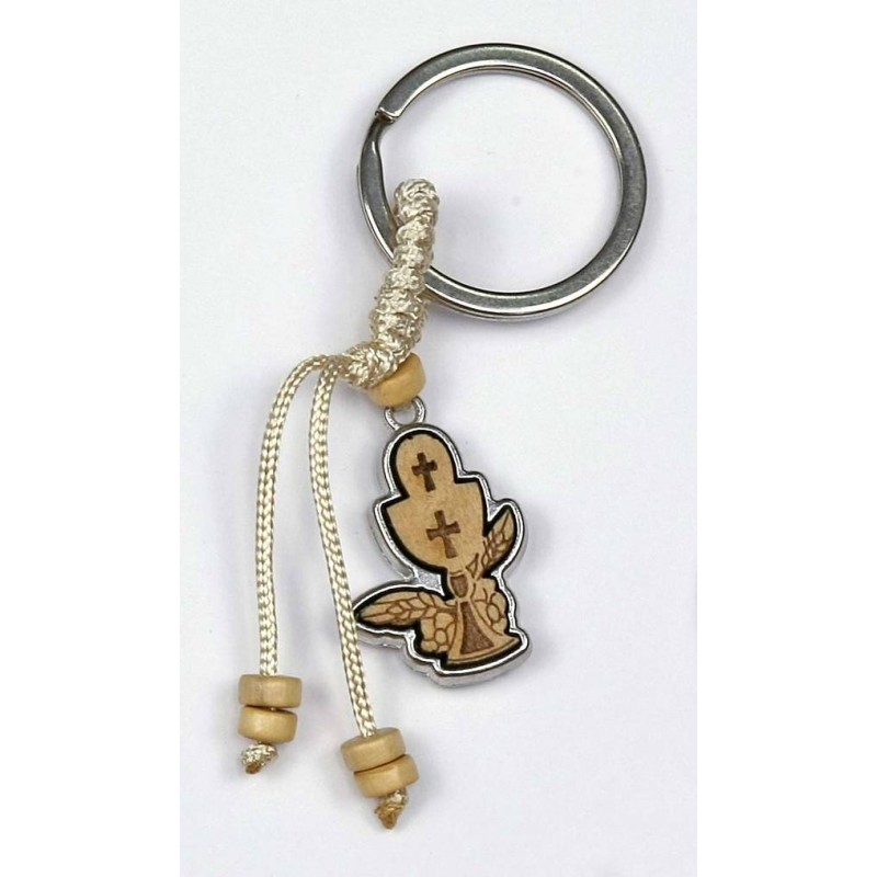 PORTACHIAVI CALICE LEGNO E METALLO