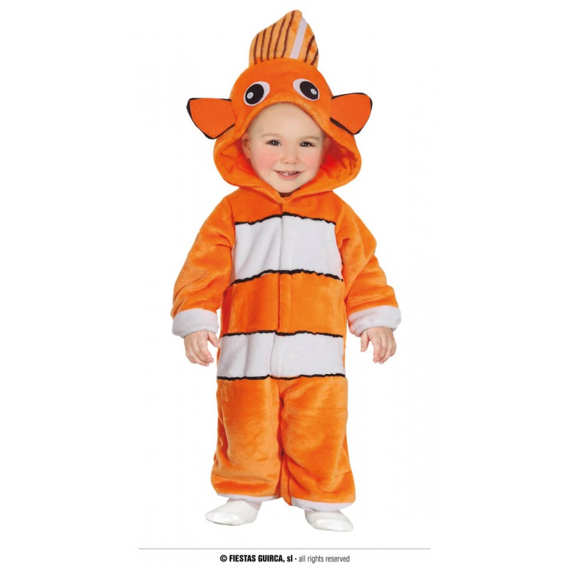 COSTUME LITTLE FISH BABY 12-18 MESI