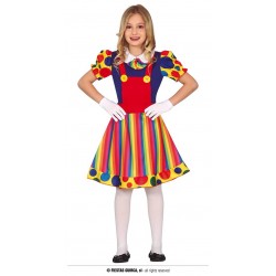 COSTUME CLOWN BIMBA 5-6 ANNI