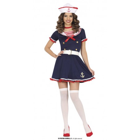 COSTUME MARINARETTA VESTITO CINTURA E CAPPELLO TG.42-44