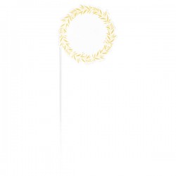 MAXI PICKS SEGNAGUSTO AVORIO 25cm 6pz