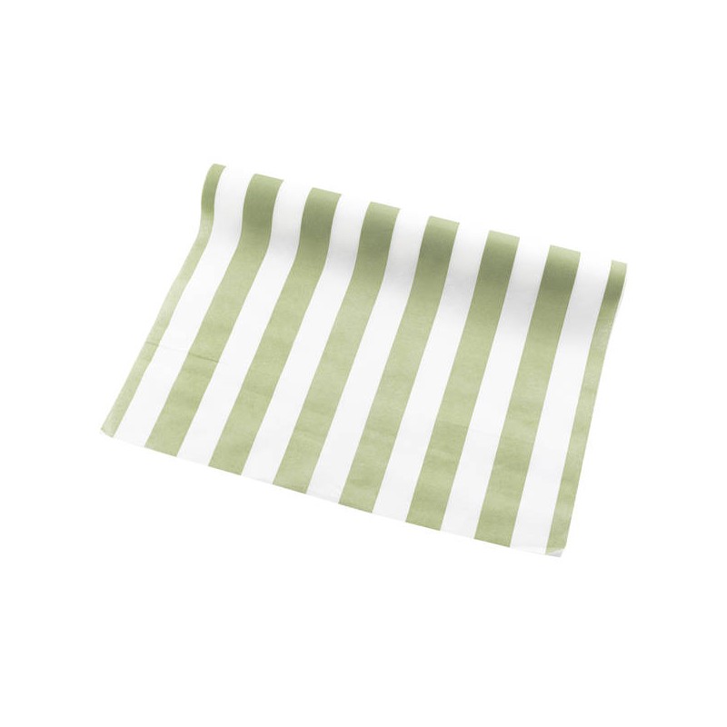 RUNNER AIRLAID 40x250cm RIGHE SALVIA