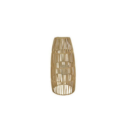 LANTERNA GUAPO RATTAN WITH GLASS 51cm