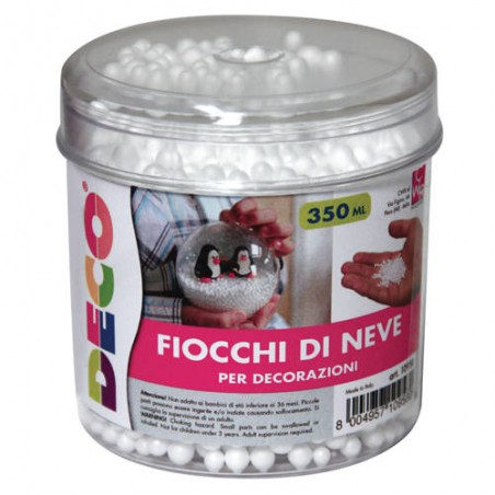 NEVE IN POLISTIROLO BARATTOLO 350ml