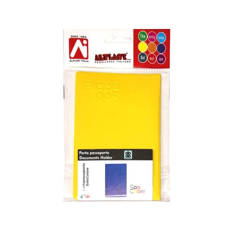 PORTA PASSAPORTO SOLOCOLORE COLLECTION
