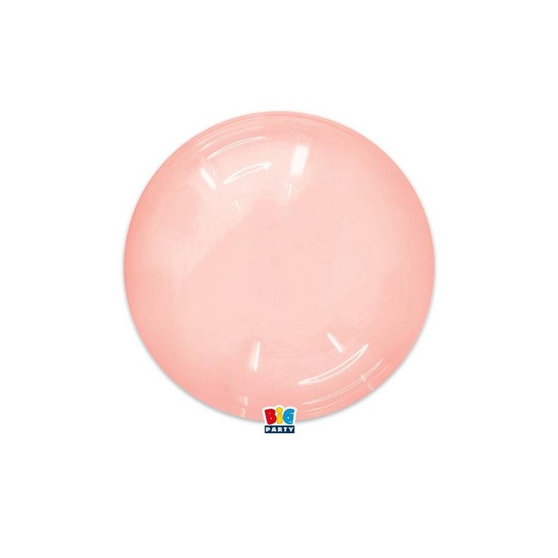 PALLONE DECO BUBBLE ø45cm 18 CRYSTAL ROSSO