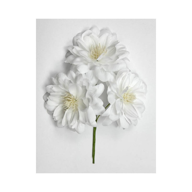 FIORE POSITANO WHITE Ø8cm 12pz