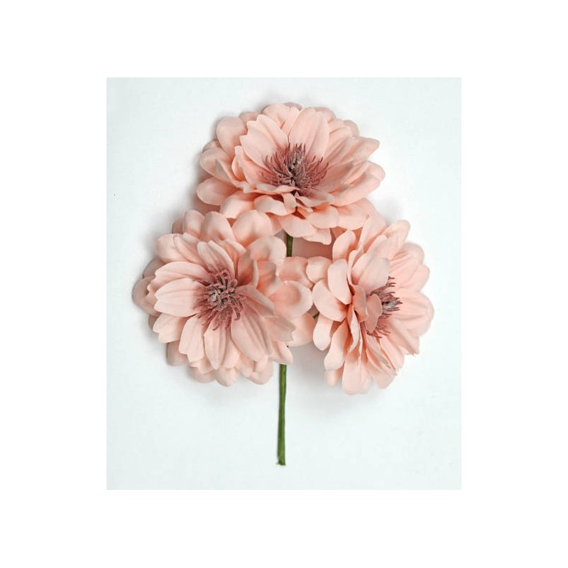 FIORE POSITANO ROSA ANTICO Ø8cm mazzetto 12pz