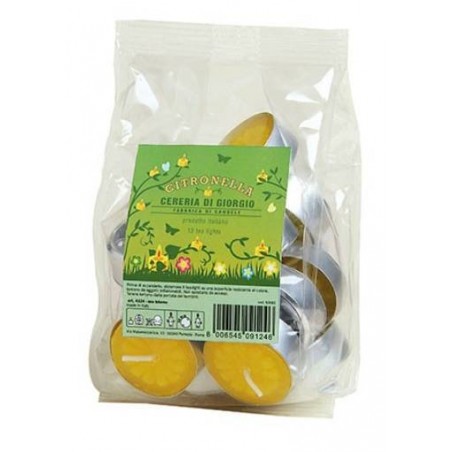 TEA CANDLES CITRONELLA 12pz CDG