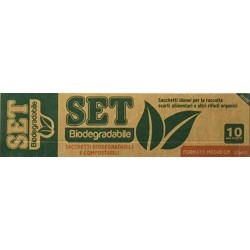 SACCHI SPAZZATURA SET BIO MEDIO 30lt 52x60cm 10pz