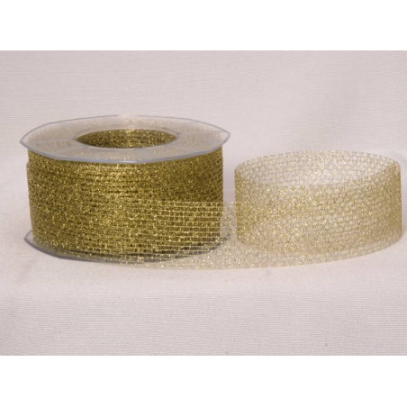 NASTRO LUREX ANTARES mm40x25mt COL.102 ORO