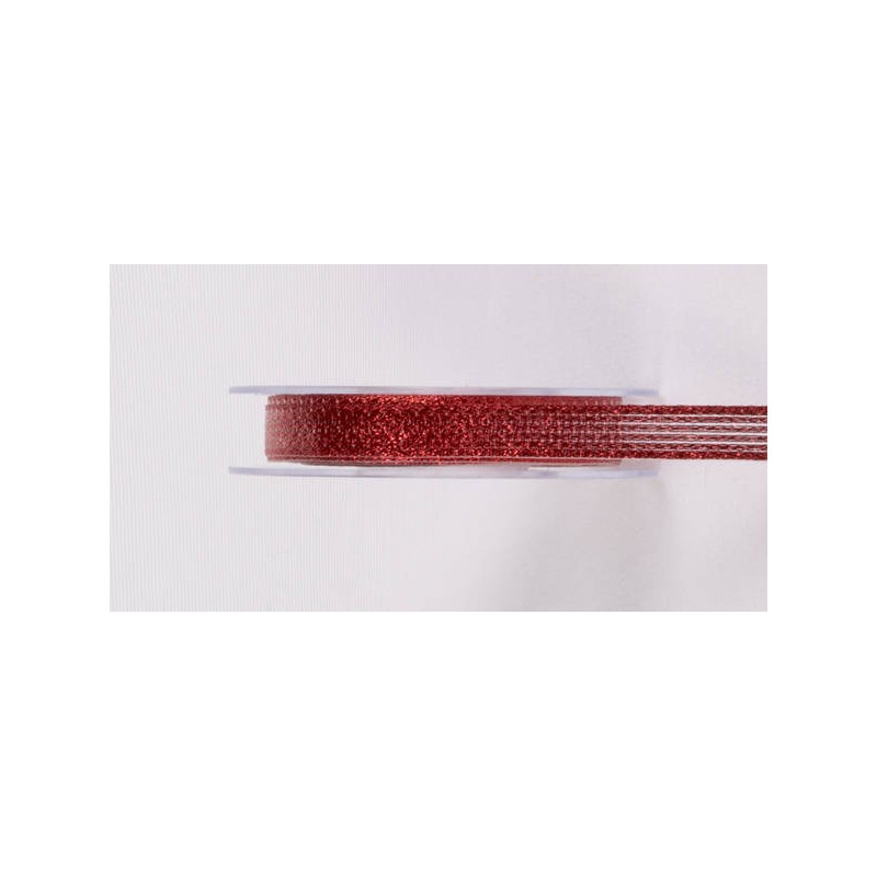 NASTRO BRILLANTE mm25x25mt COL.31 ROSSO