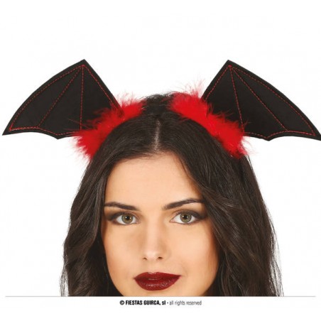 CERCHIETTO DIADEMA ALI PIPISTRELLO