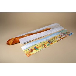 SACCHETTO BAGUETTE BIANCO 12x62 C/FINESTRA  1000pz