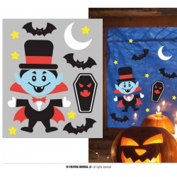 DECORAZIONE IN GEL 20x25cm VAMPIRI