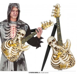 CHITARRA CON SCHELETRO  LUCE E SUONO 58cm
