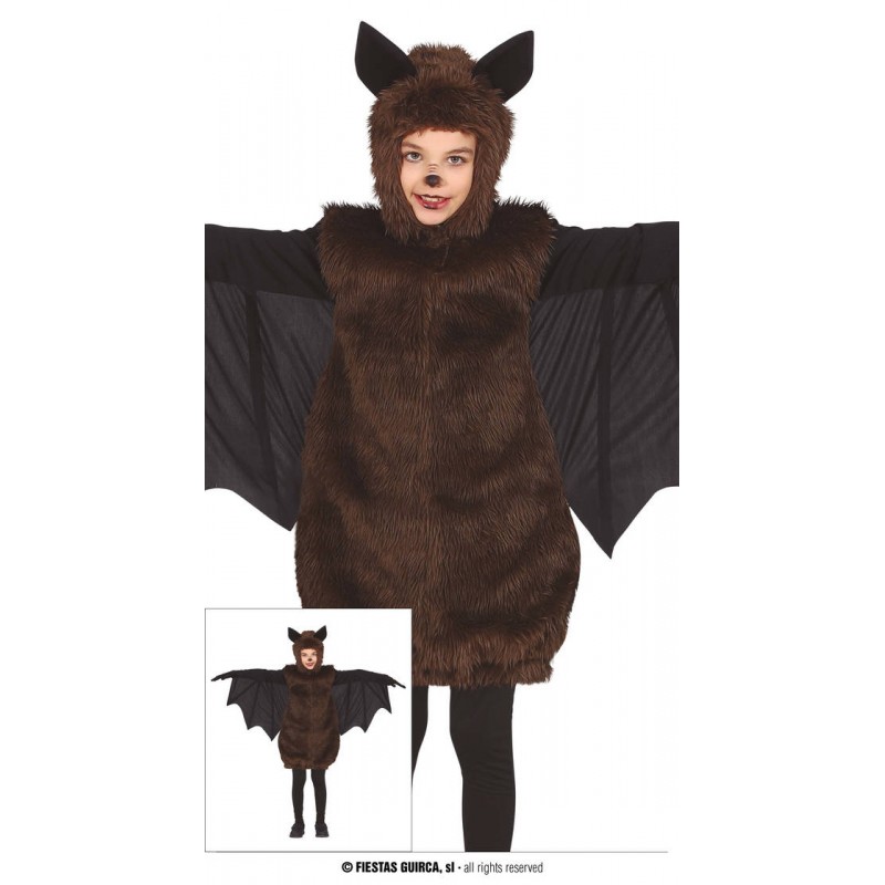 COSTUME PIPISTRELLO BROWN  10-12 ANNI